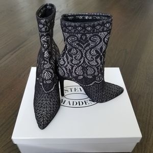 STEVE MADDEN Lovely Stiletto Sock Bootie